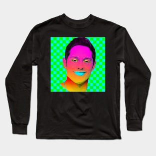 Pete Davidson Portrait Long Sleeve T-Shirt